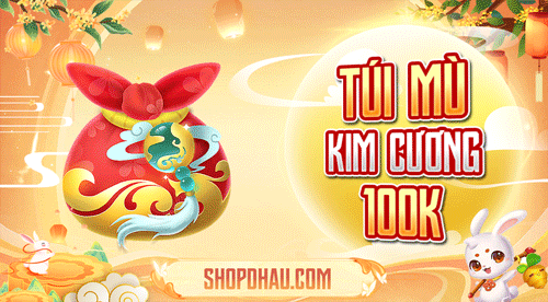 TÚI MÙ KIM CƯƠNG 100K - phần thưởng 1