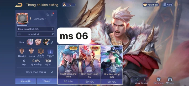 Tài khoản #549
