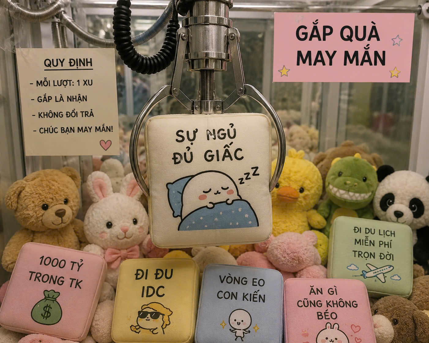 Gắp Hộp Quà May Mắn